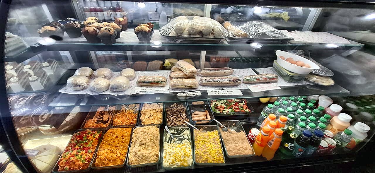 Baguettes, salads and hot fillings in the Cafe Royal deli counter